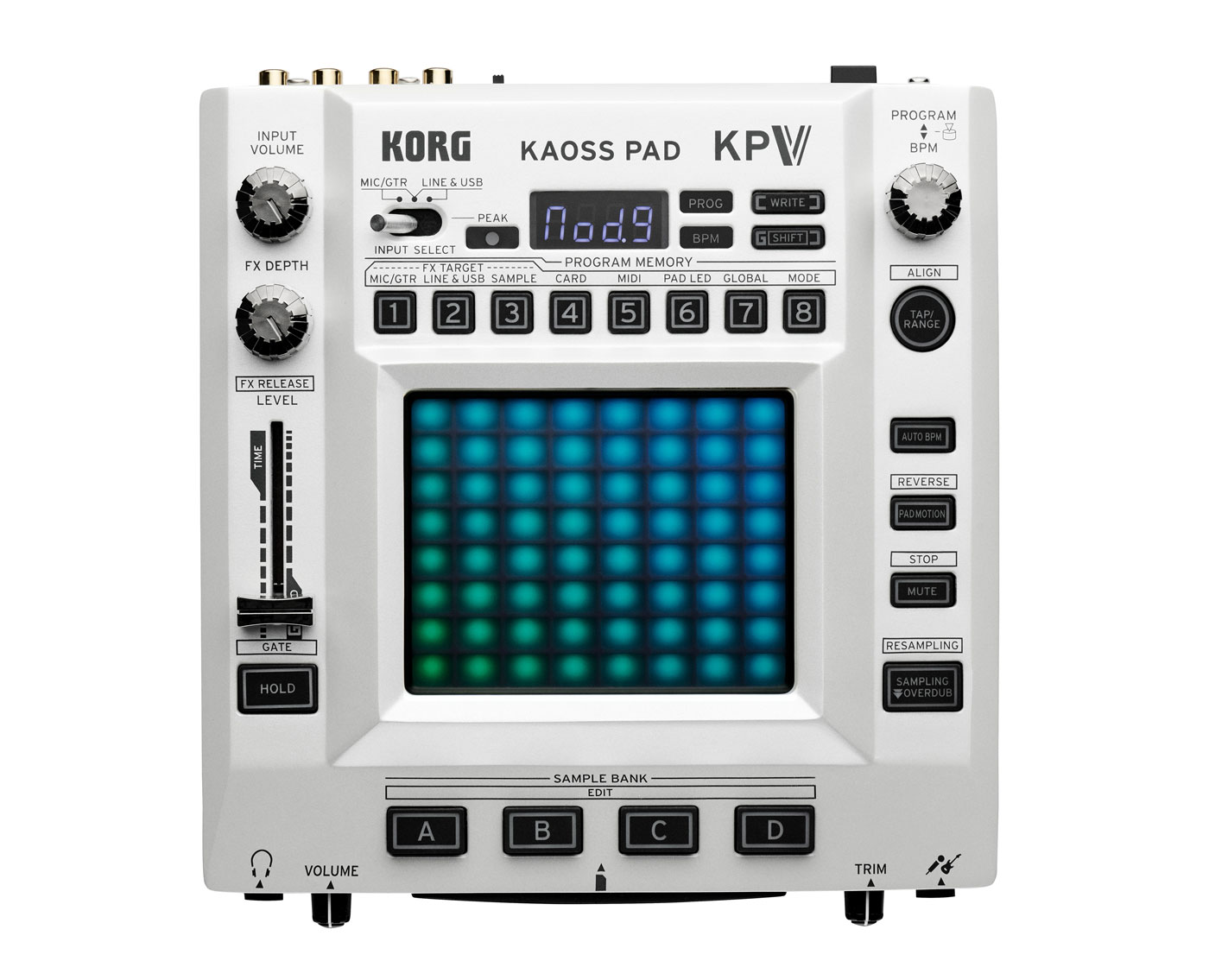 KORG KAOSS PADに13年ぶりの新モデル登場！Hi-Z入力、デュアルタッチに