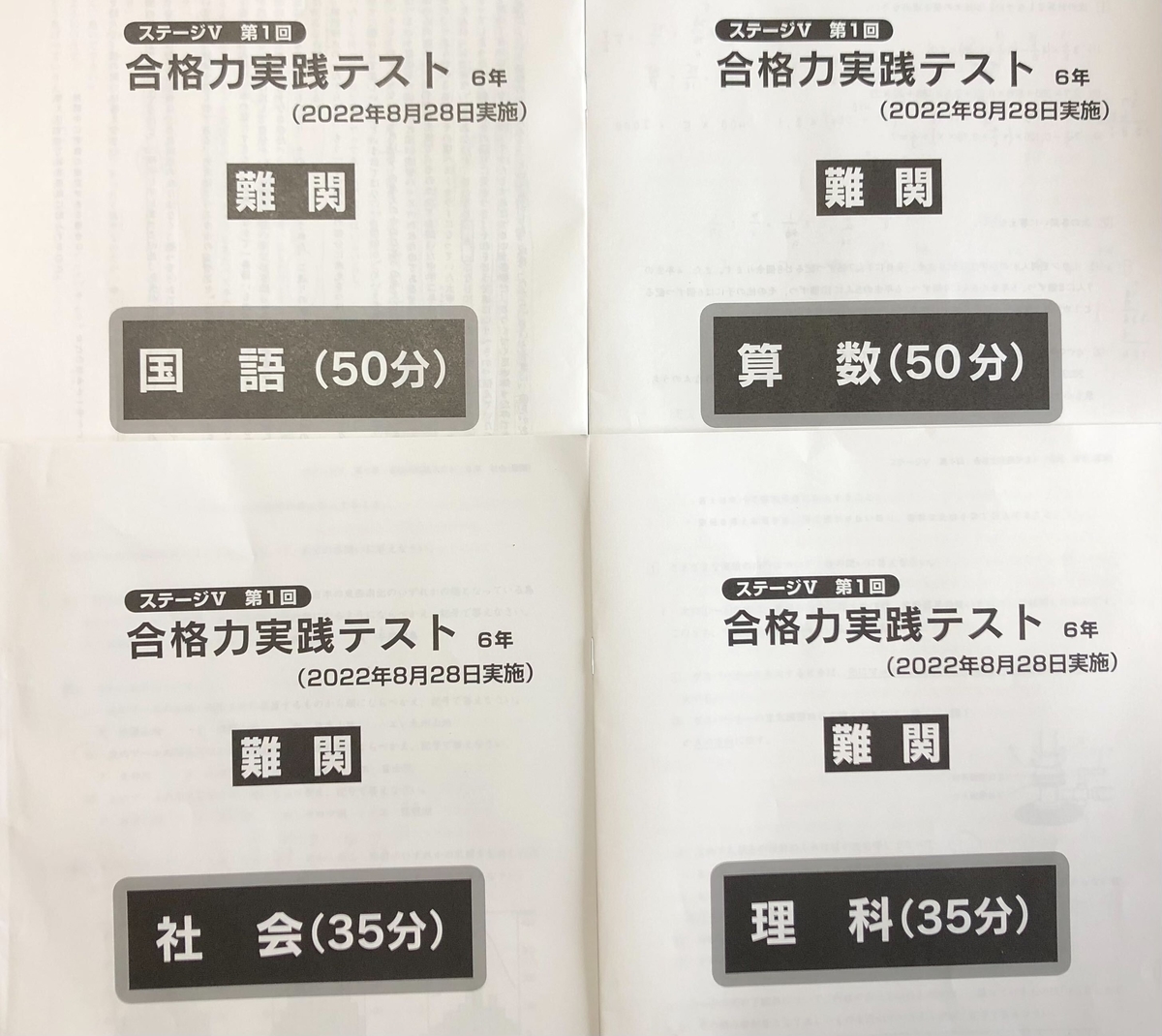 日能研6年生 合格力ファイナル テスト約35回分 2024年 合格力実践