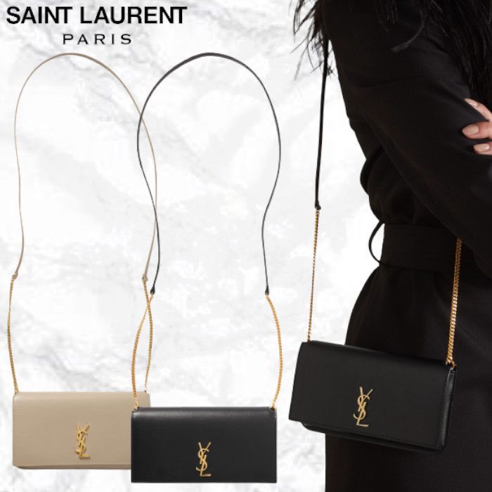 SAINT LAURENT【関税込み＊送料無料】YSL ショルダー ポーチ (Saint