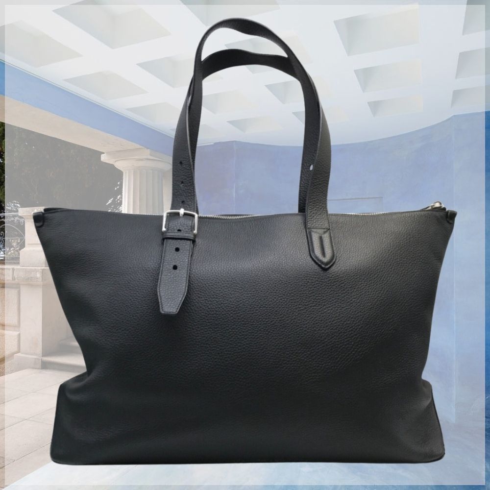 洗練された バリー トートバッグ CRIMEY.O レザー トップジップ (BALLY