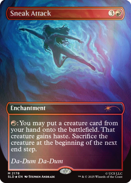 マジック：ザ・ギャザリング Secret Lair x Jaws MTG Rainbow Foil