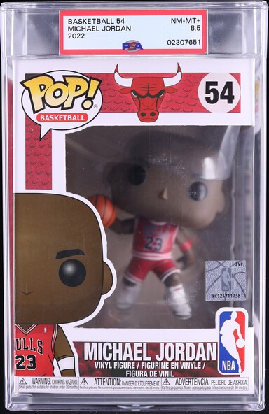 2022 Funko POP! Basketball NBA Michael Jordan #54 PSA 8.5 NM-MT+