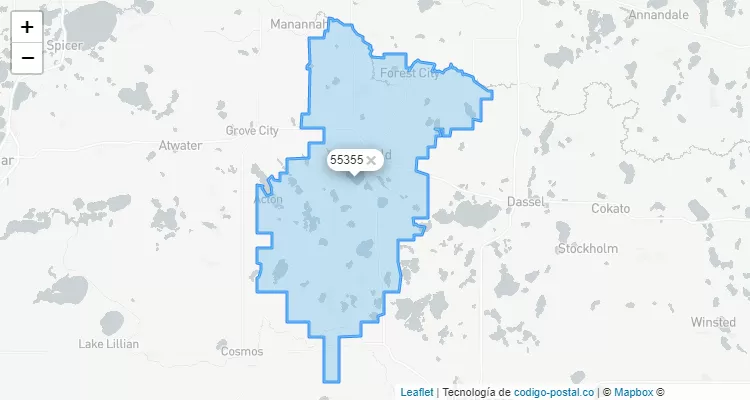 55355 ZIP Code - United States