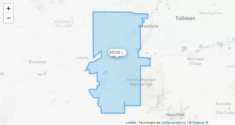 85338 ZIP Code - United States