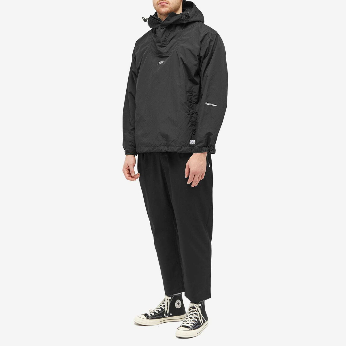 WTAPS Men's 18 Windbreaker Smock Jacket in Black WTAPS