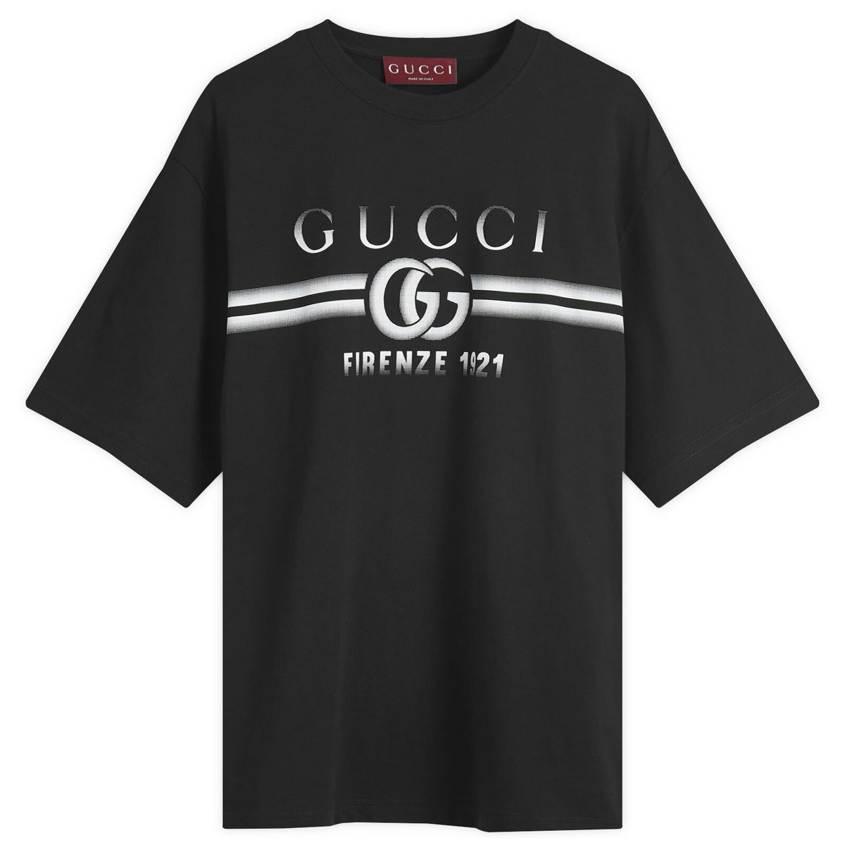 Gucci Men's Interlocking Logo T-Shirt in Black Gucci