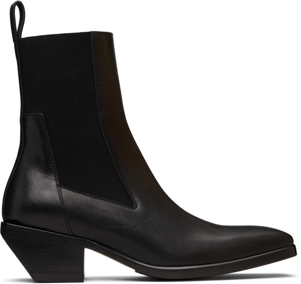 Rick Owens Black Geth Beatle Chelsea Boots Rick Owens