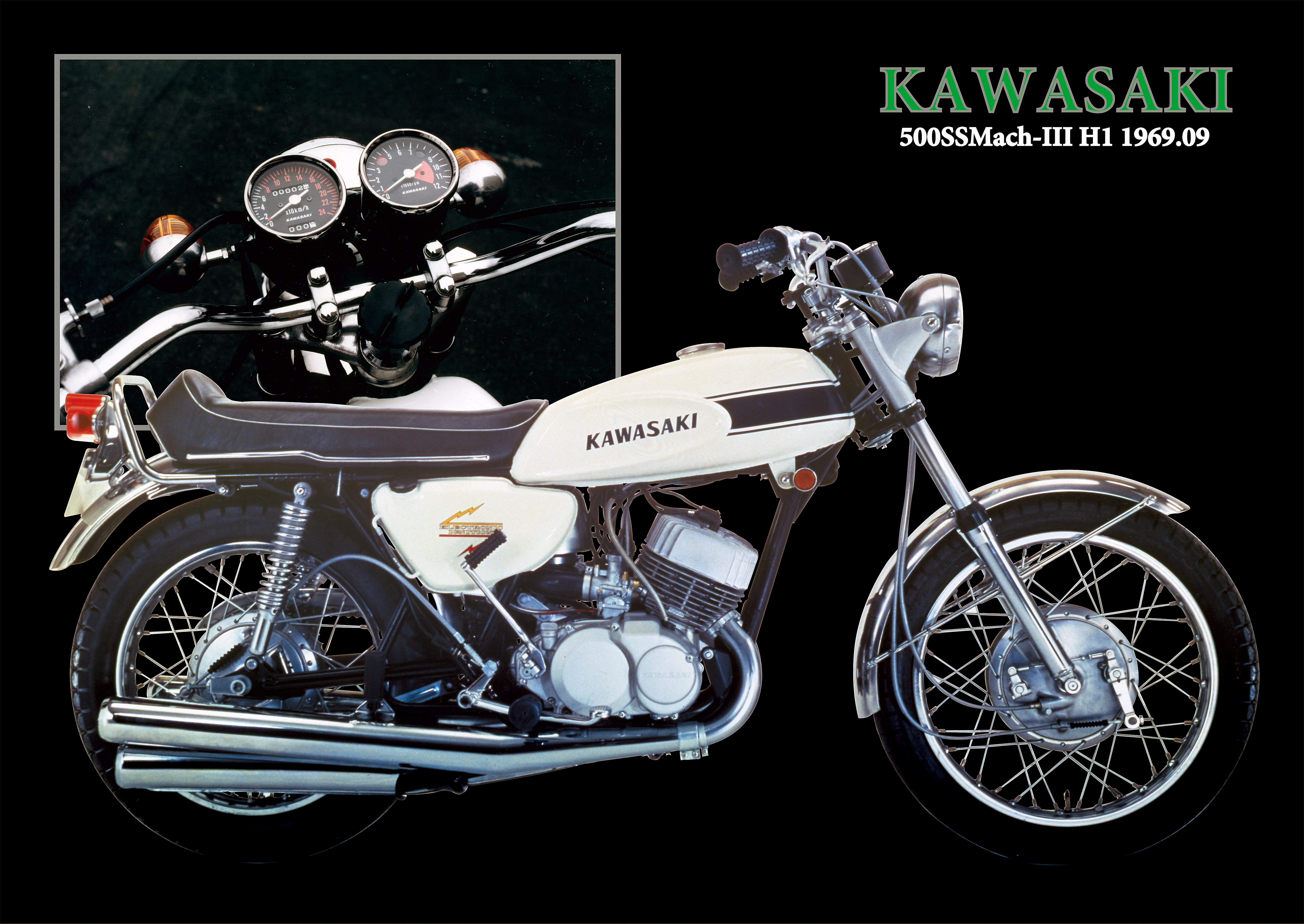 KAWASAKI 500SS MachIII 1969 | 風倶楽部
