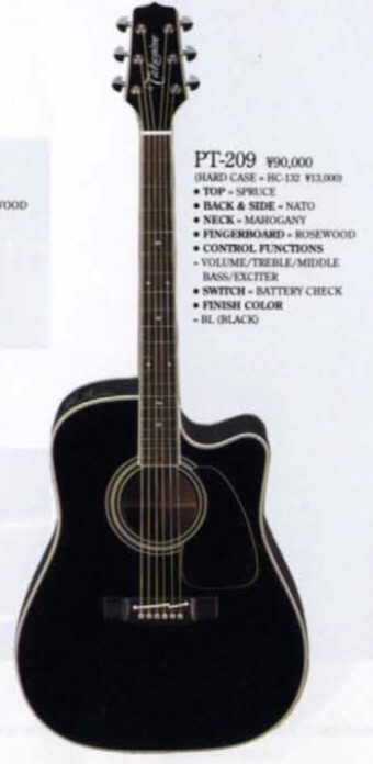 90s Takamine PT-209 BL / Jon Bon Jovi's EF341SC Original Version