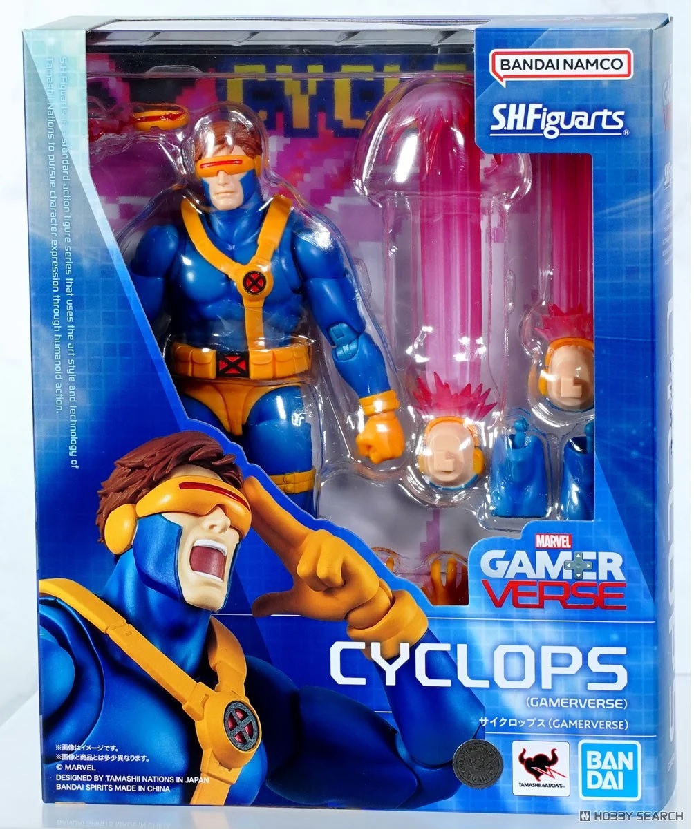 Marvel S.H.Figuarts Cyclops (Gamerverse) Action Figure - Treasure box