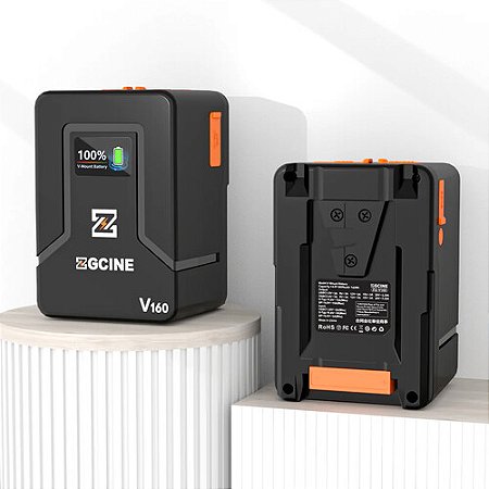 Bateria V-Mount ZGCINE V160 142Wh (9600mAh) - Loja dos Marios