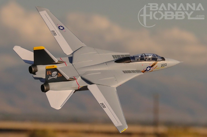 Banana Hobby - 5 CH XFly-Model F-14 Tomcat Twin 40mm RC EDF Jet PNP