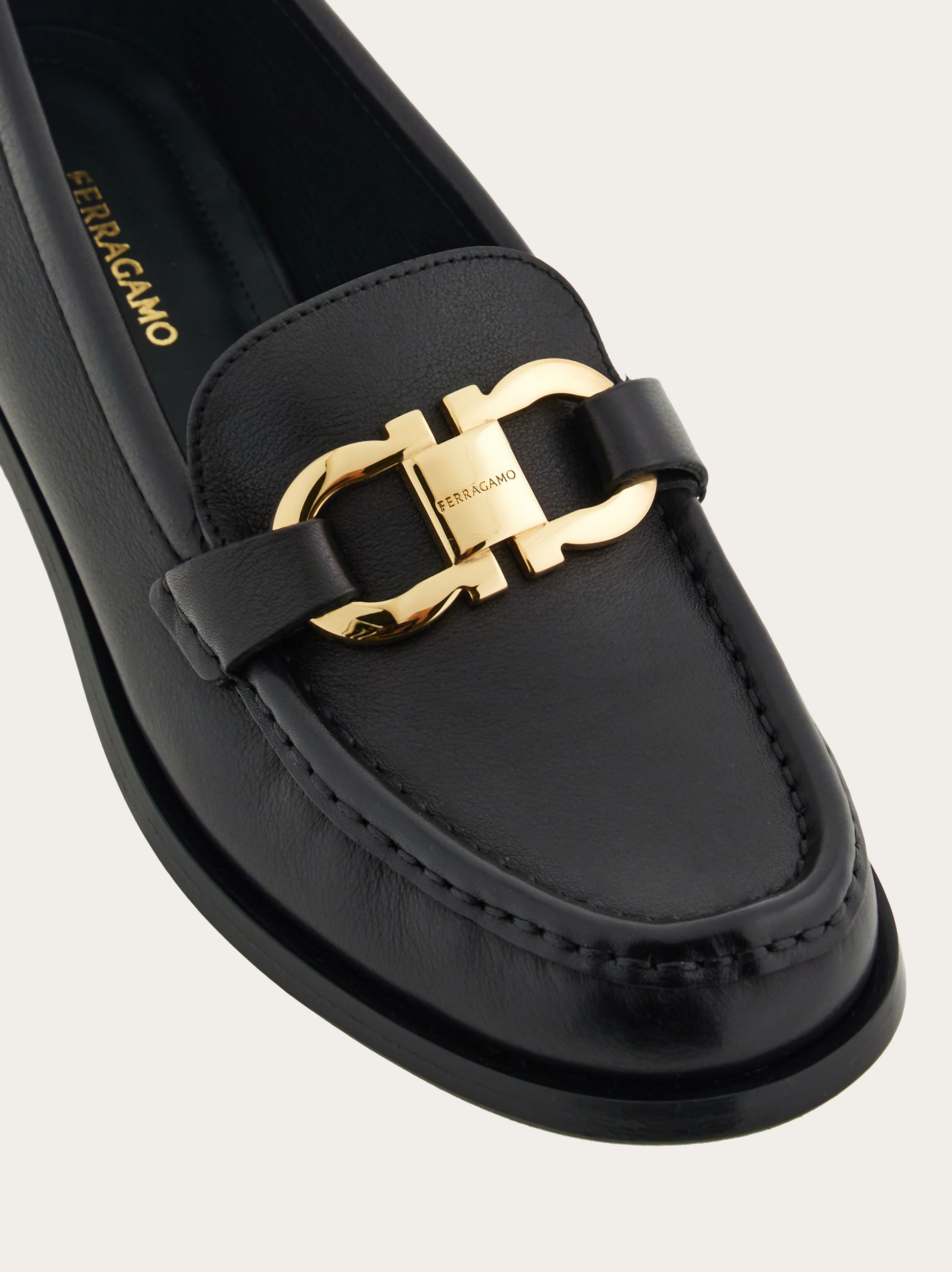 Moccasin with Gancini ornament - Women | Ferragamo