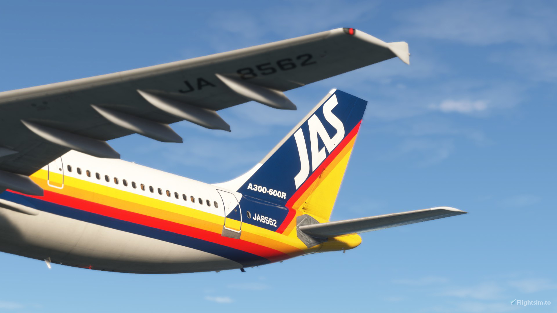 JAS 'Japan Air System' (JA8562) | w/Cabin | iniBuilds A300-600R の