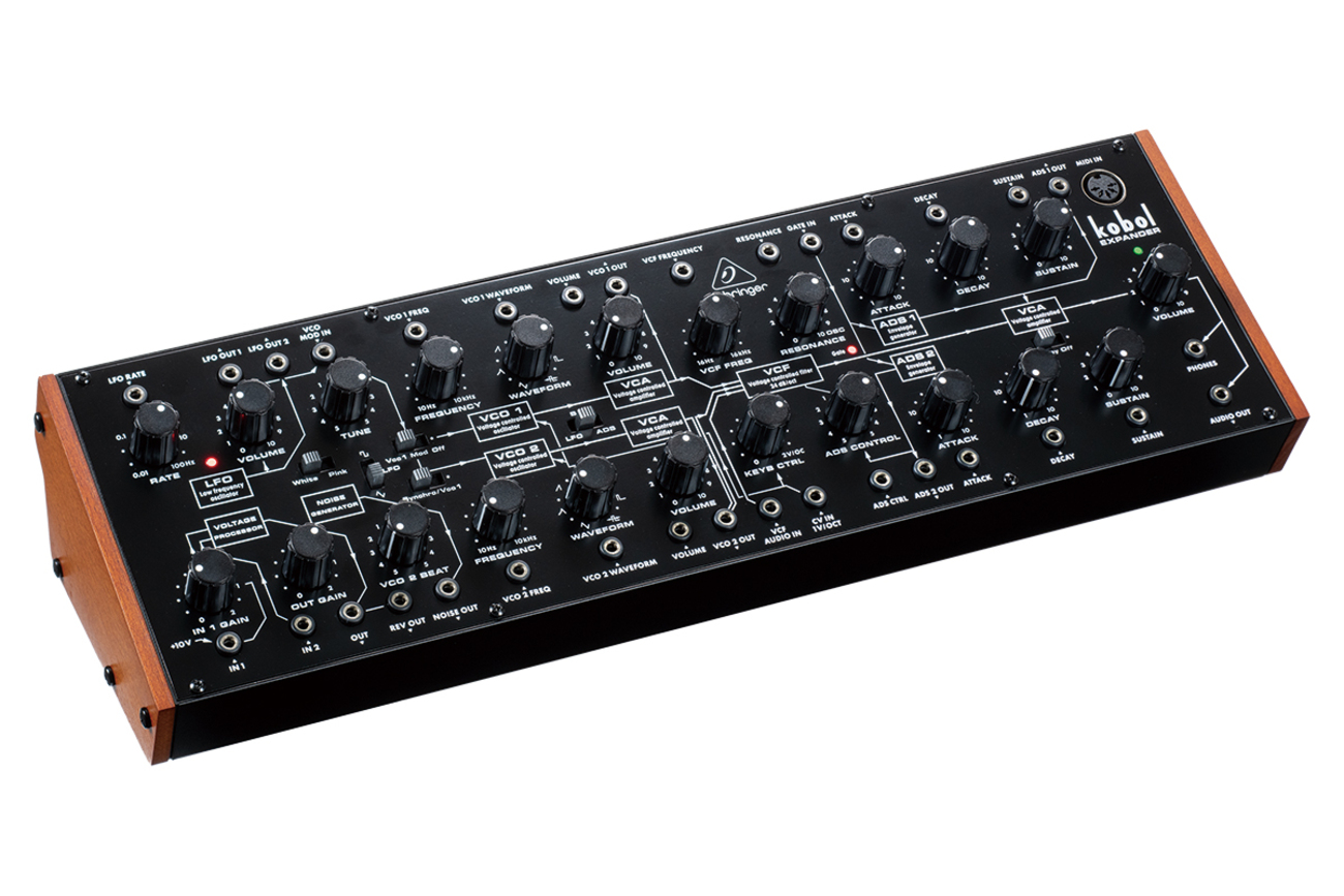 BEHRINGER Kobol Expander レビュー：2VCOでモーフィング可能な波形を