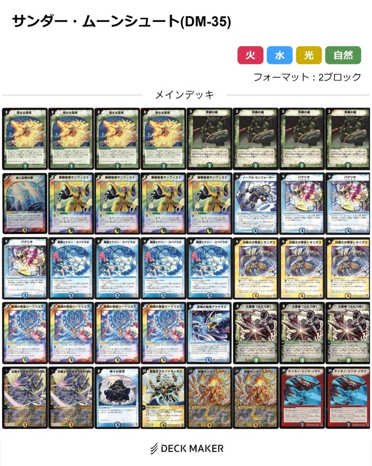 旧枠デュエマ】新デッキ作りました - 机上空論