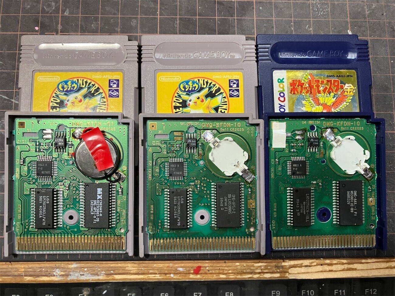 GB版ポケモンの電池交換・ソケット化について - えらにっき