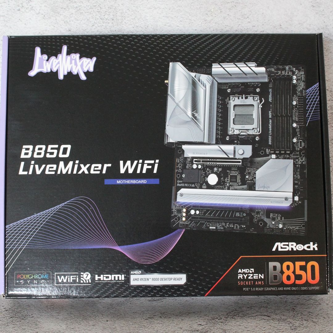 ASRock B850 Livemixer WiFi motherboard review: a budget playground