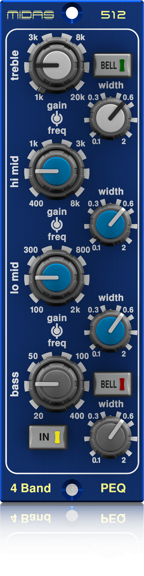Midas | Product | 500 SERIES PARAMETRIC EQUALISER 512