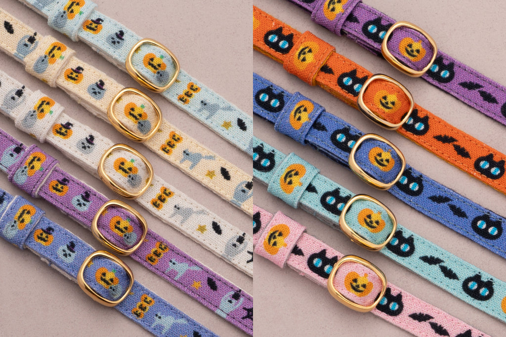 新商品】ハロウィンモデルが新登場！グラフィック猫首輪に2種の