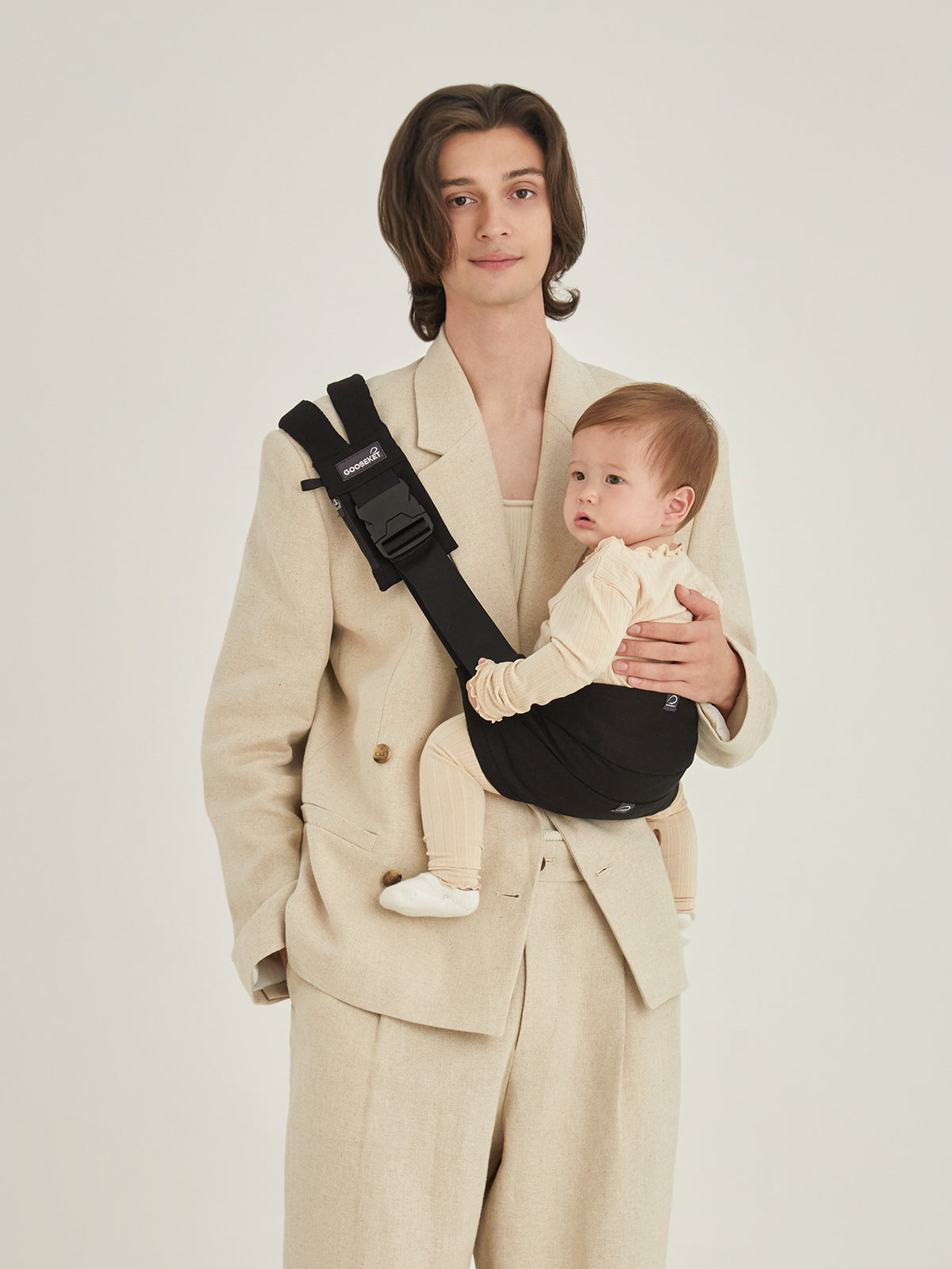 グスケット365抱っこ紐Plus【抱っこ紐+バッグ】ブラック – GOOSEKET.JP