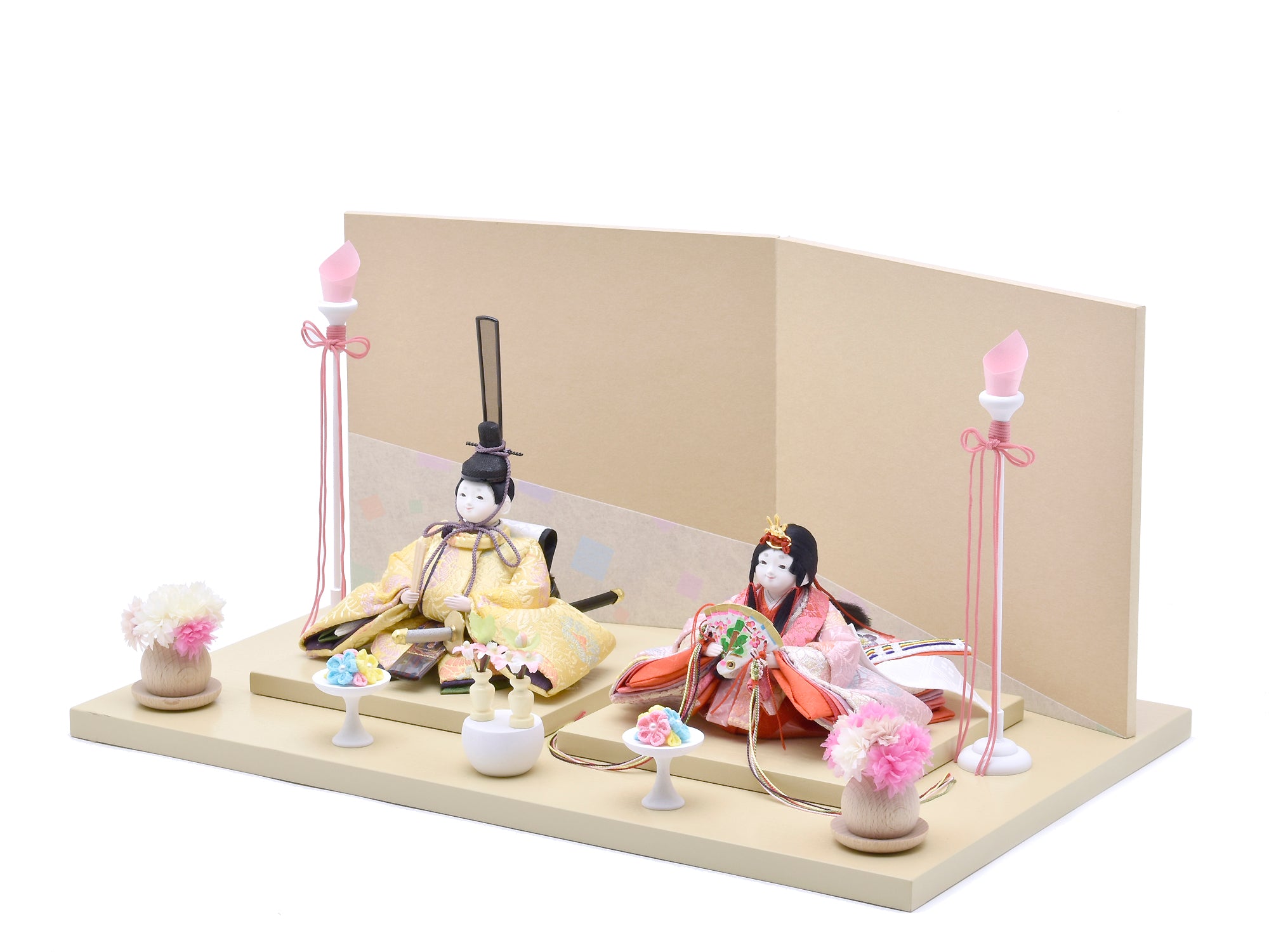 雛人形 / 山田華悦・尚好 / まめ雛A – 人形の鯉徳 オンラインショップ
