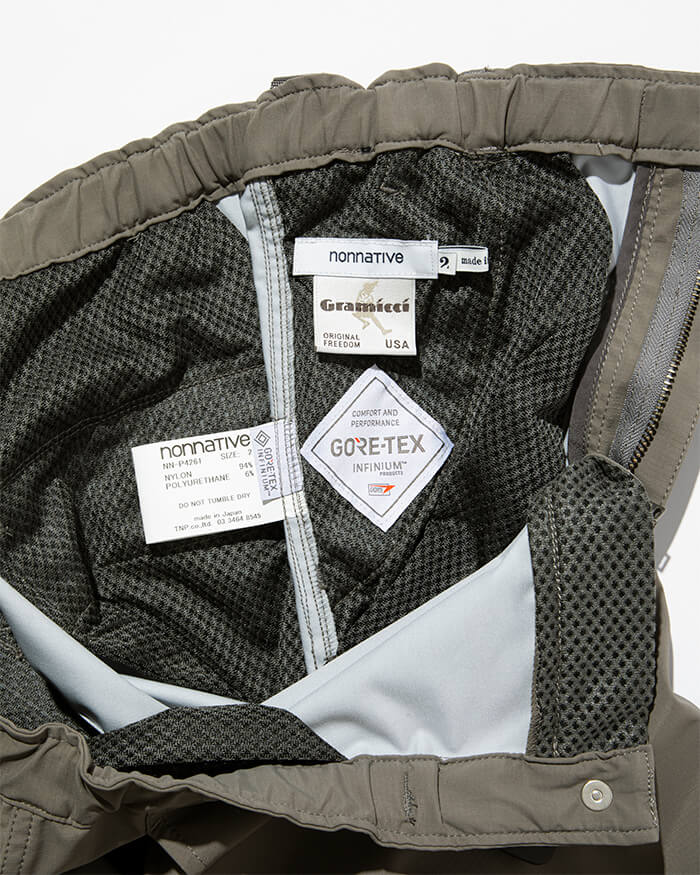 GRAMICCI × nonnative CLIMBER EASY PANTS WITH GORE-TEX INFINIUM