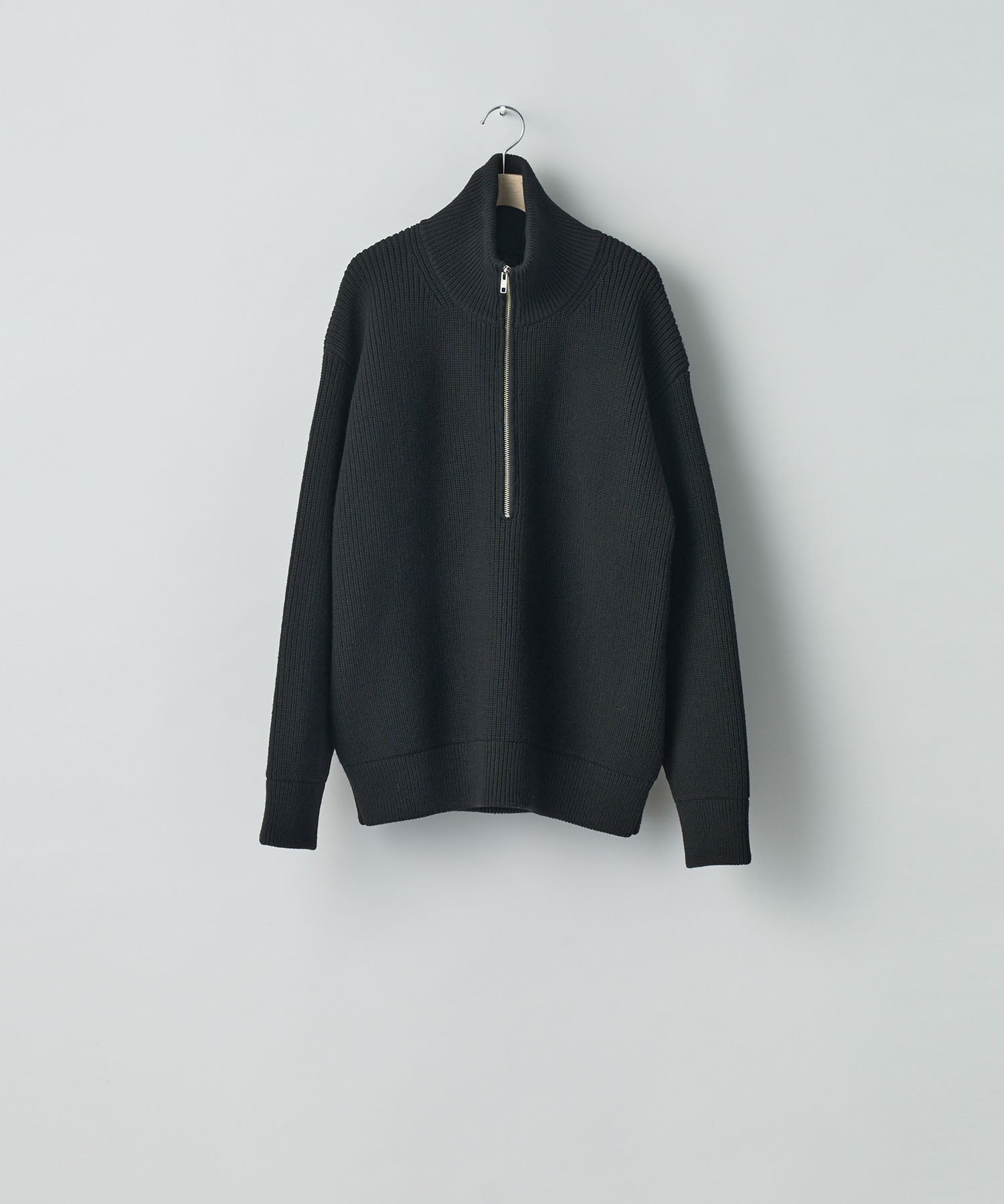 ssstein / シュタイン】OVERSIZED DRIVERS KNIT HALF ZIP PULLOVER