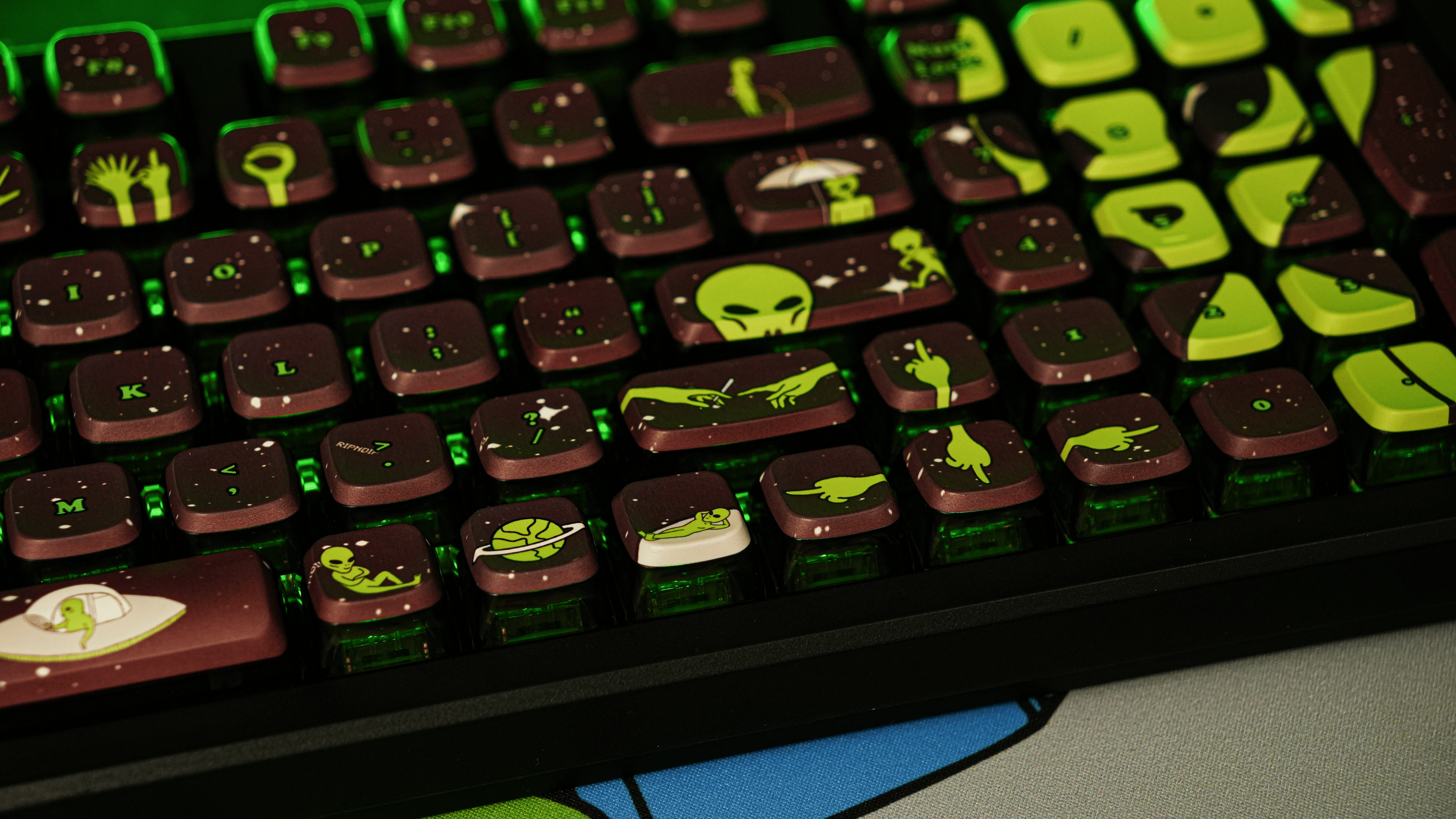 Thekapco x RipnDip | We Out Here Keycaps