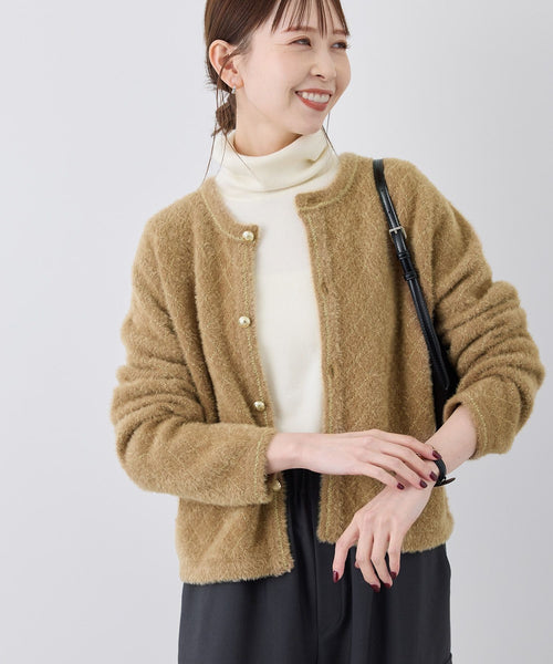 ROPÉ PICNIC(ロペピクニック) / 金ボタンフェザーラメニット