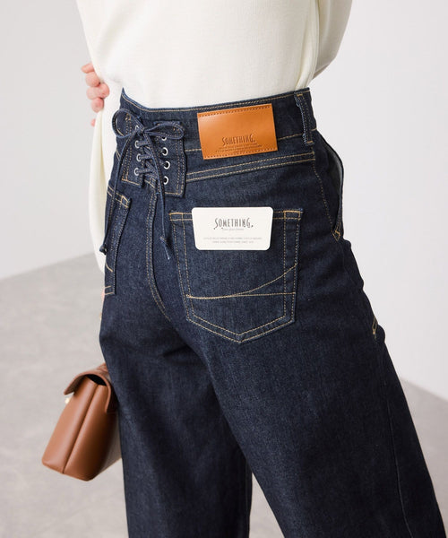 VIS(ビス) / 【J'aDoRe限定】SOMETHING LISA LACE UP WIDE DENIM