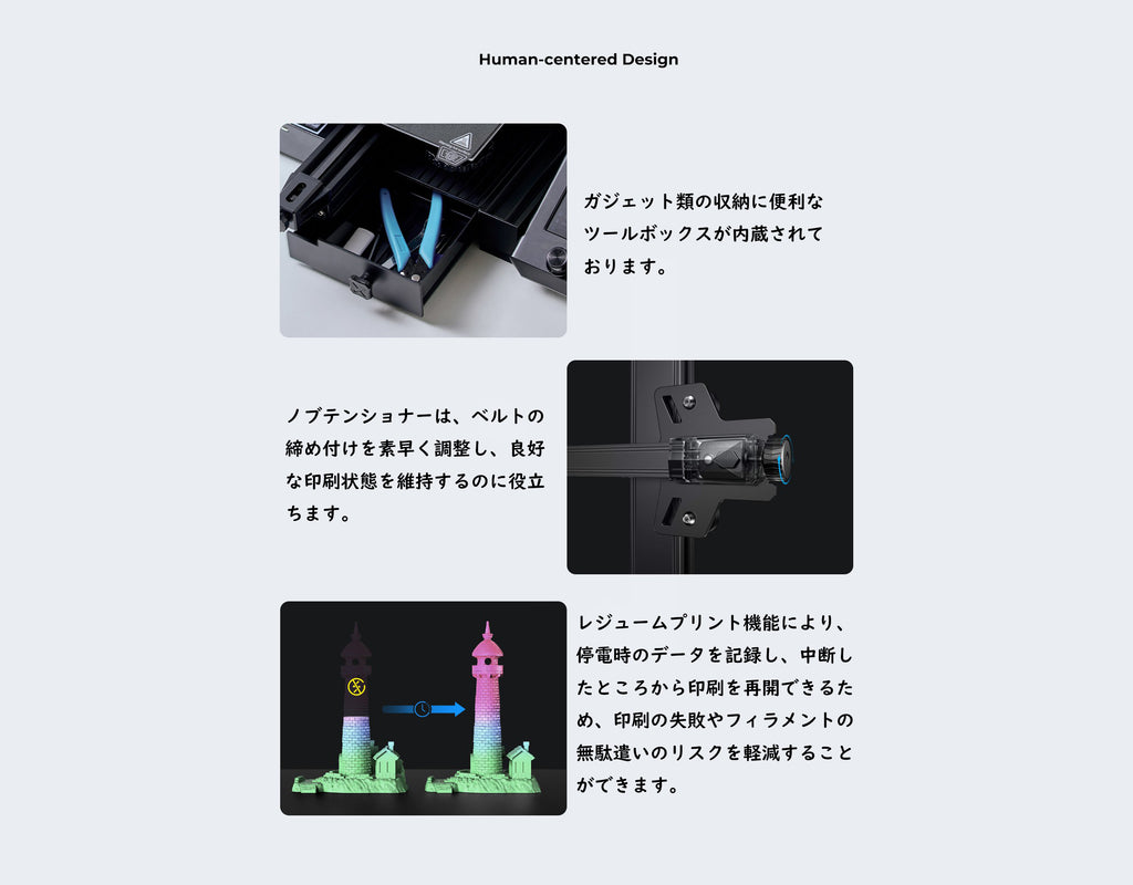 CREALITY FDM方式 3D printer Ender-3 V2_CLEND3V2 – 3Dプリンターと