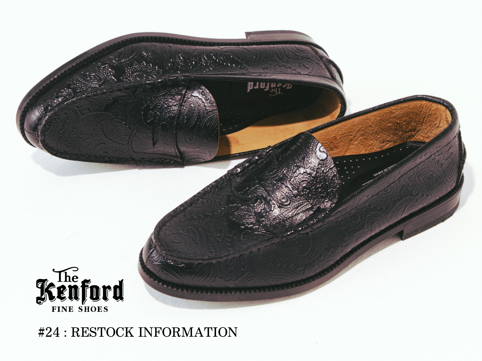 24 RESTOCK INFORMATION – THE KENFORD FINESHOES