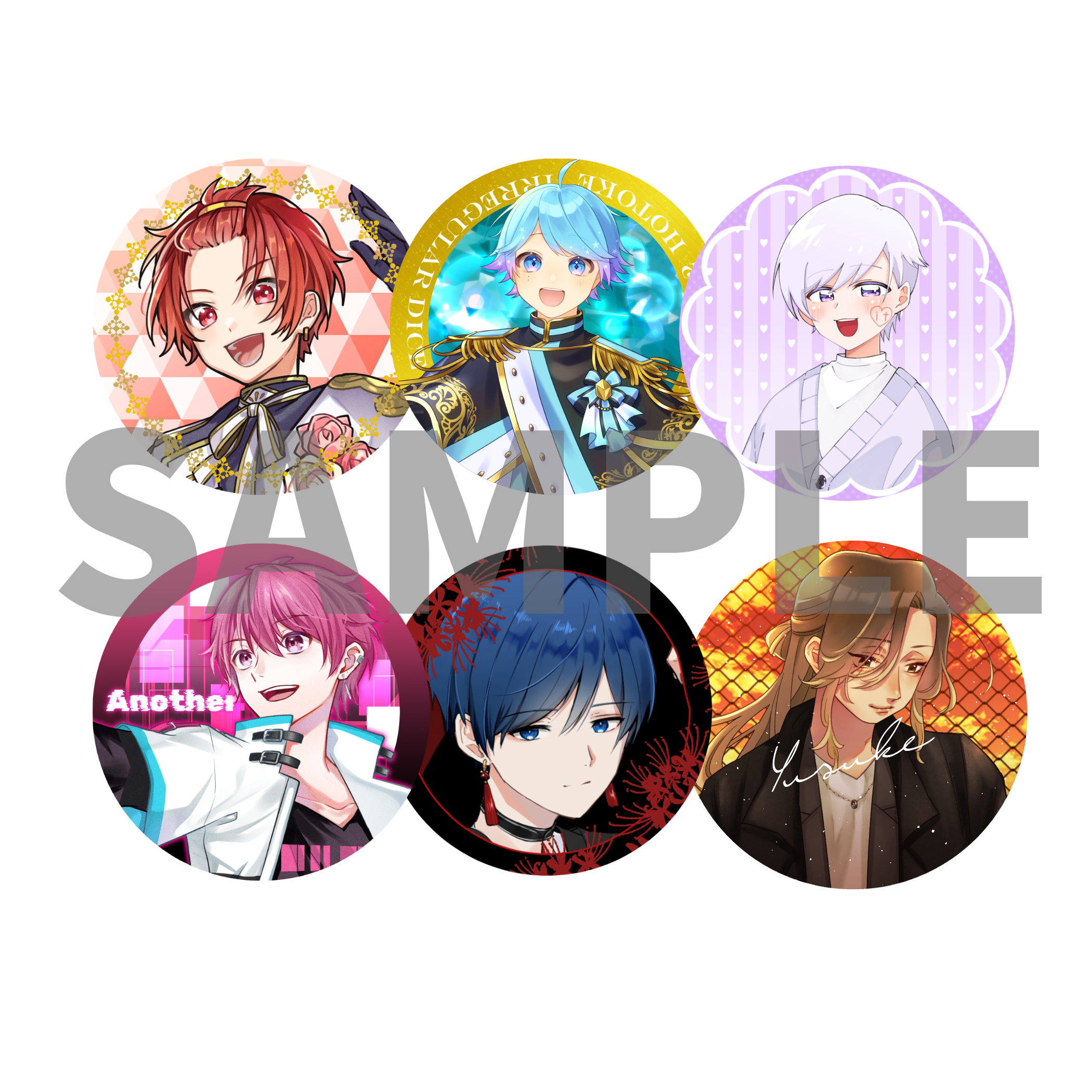 いれいす お正月ピックアップランダム缶バッジ 2026 白黒組 - いれいす