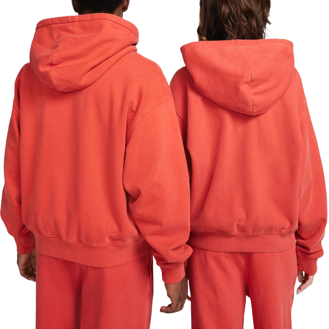 Nike x Stussy Pigment Dyed Fleece Zip Hoodie 'Habanero Red' FJ9161-642