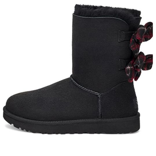 WMNS) UGG Bailey Bow Novelty High 'Black' 1118935-BLK