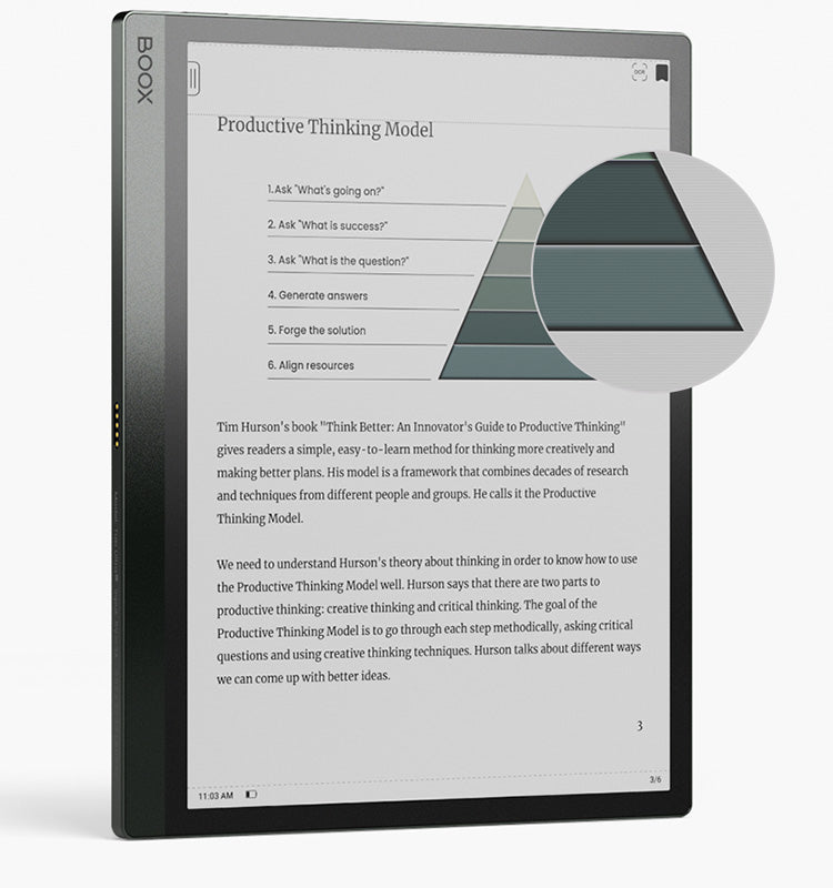 BOOX Tab Ultra C | 10.3'' Color ePaper Tablet PC with Limitless