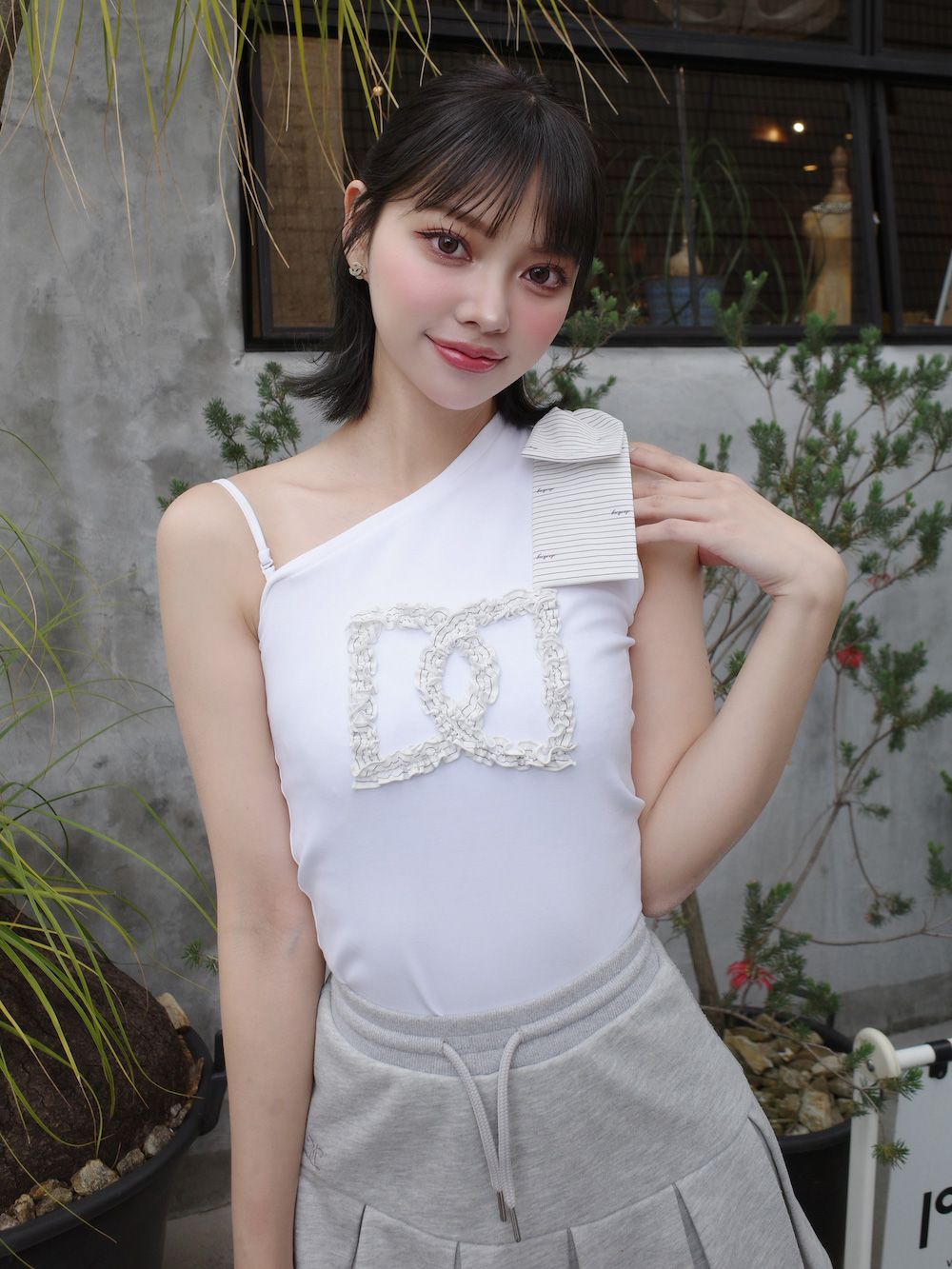 ビッグリボンワンショルトップス – Darich (ダーリッチ)