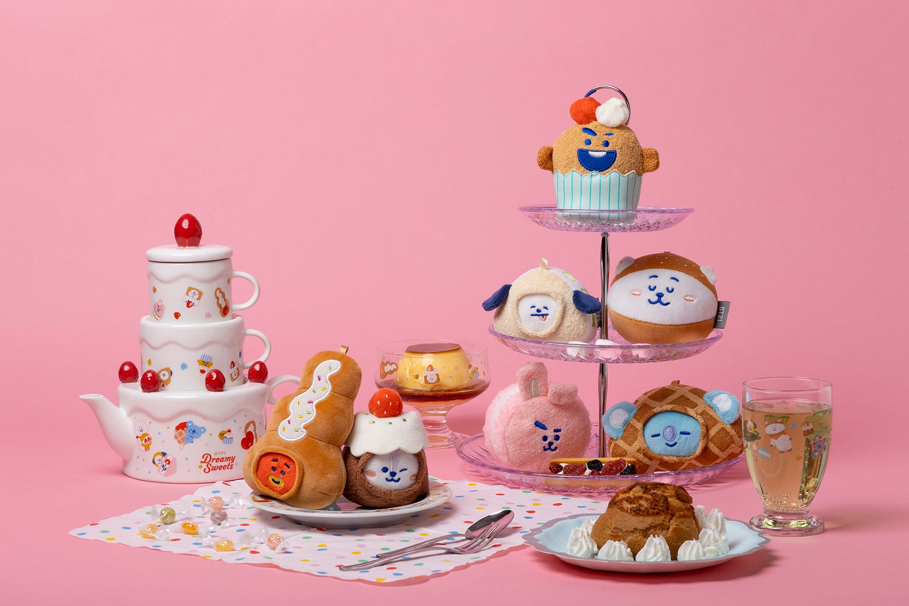 フェイスぬいぐるみ(Dreamy Sweets) SSサイズ COOKY – LINE FRIENDS