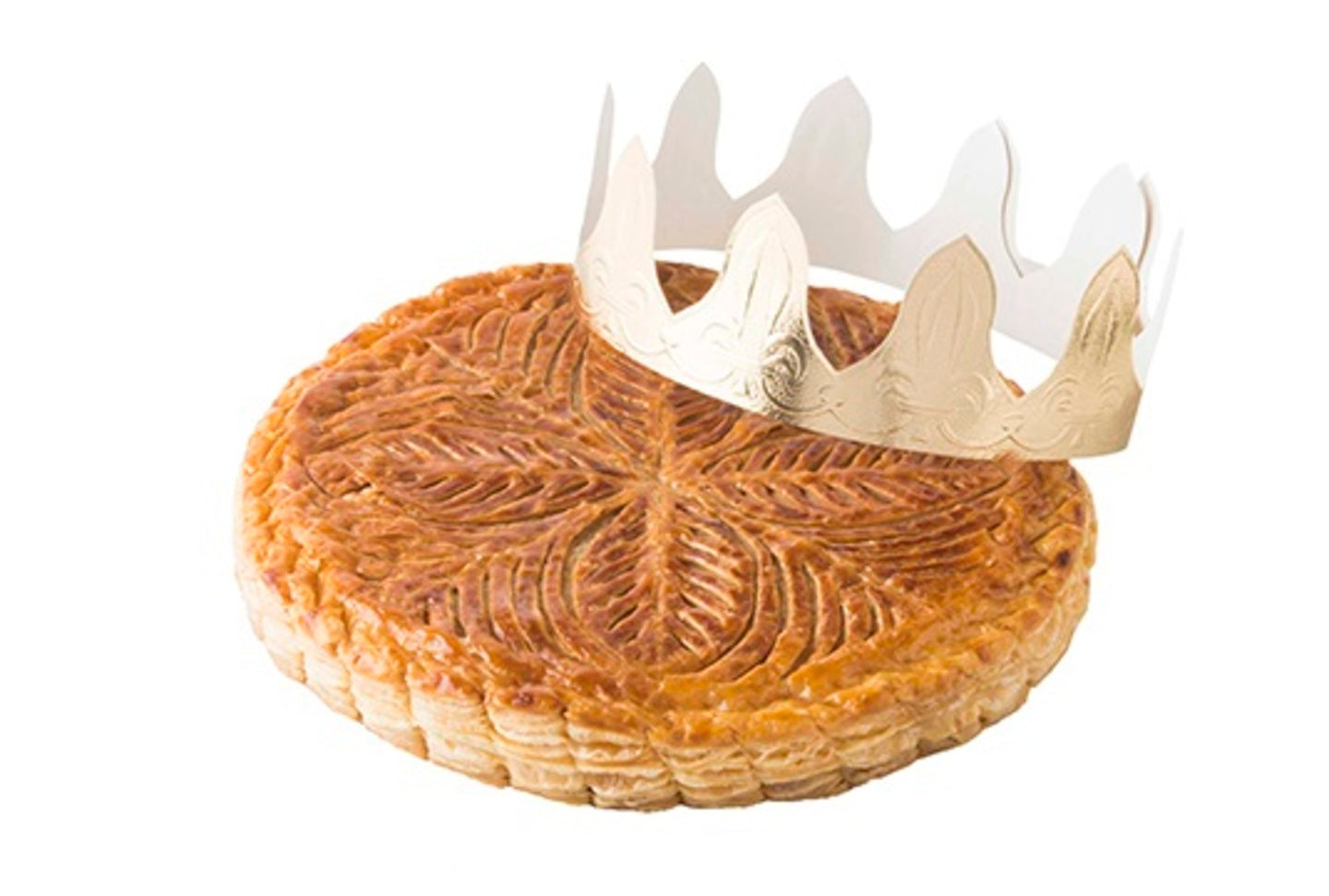 赤坂店にて 「ルコント」のガレット・デ・ロワと「とらや パリ店」の