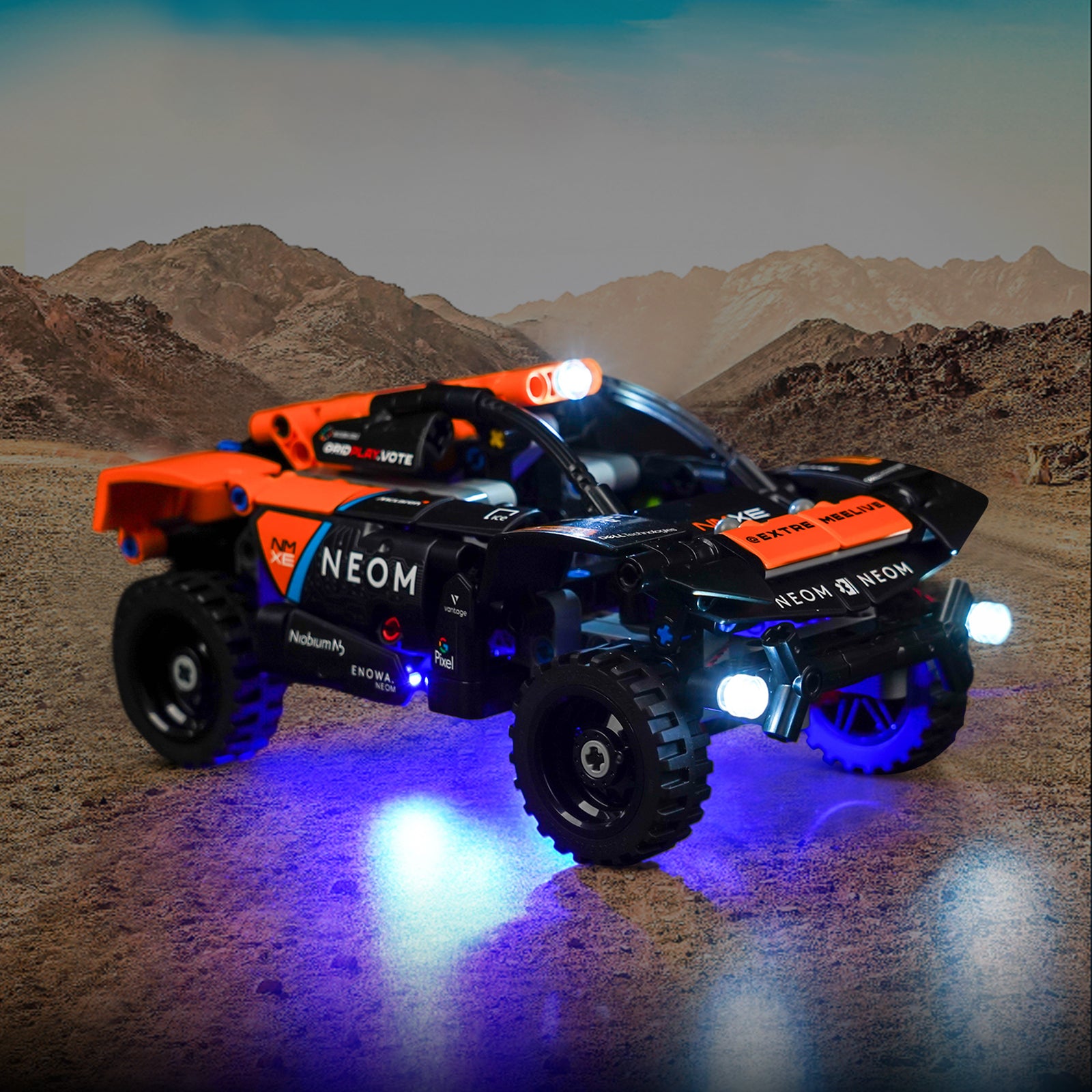 BrickBling Light Kit for LEGO NEOM McLaren Extreme E Race Car 42166