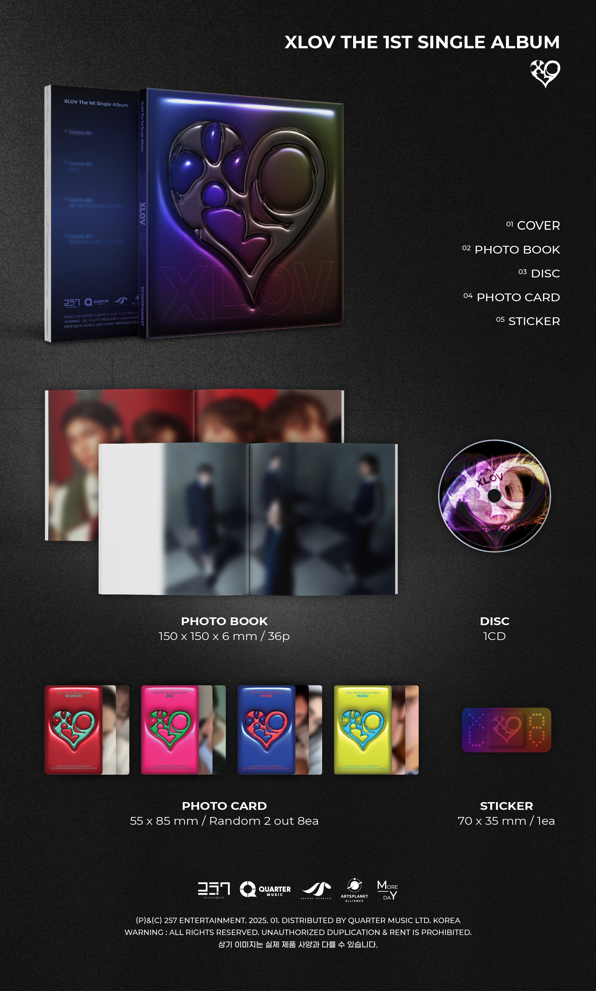 Kpop Album Wholesale XLOV - 1st Single [I'mma Be] Kpop Album