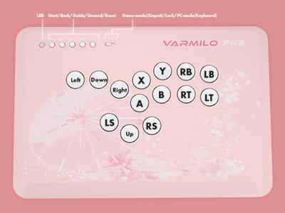 VARMILO FK2(不屈) 桜 ラピッドトリガー搭載レバーレスアケコン 格闘