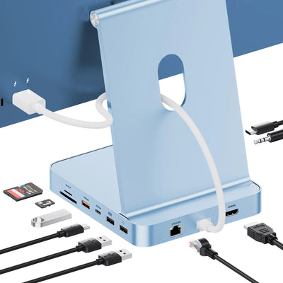 PULWTOP USB C Docking Station For iMac 24