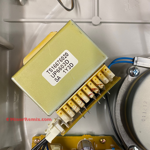 Vestax PDX-2000 / 2300 Voltage Conversion - WA462S102-3 PCB