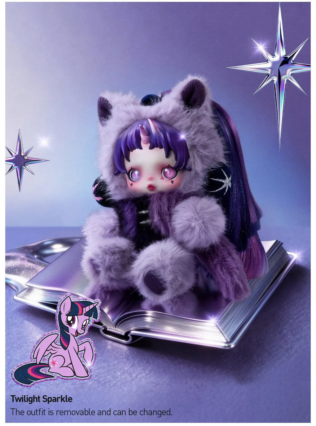 SKULLPANDA × My Little Pony Series Plush Blind Box – WHOOPEA