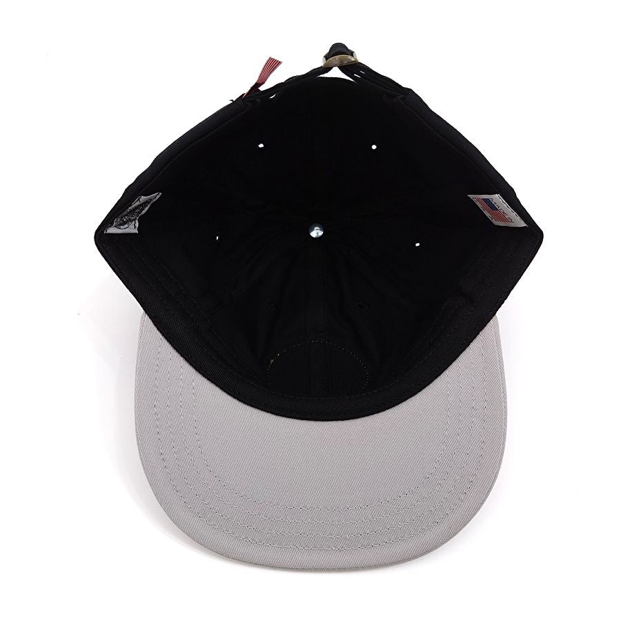COOPERSTOWN BALL CAP / 1949 KALAMAZOO LASSIES / BLACk×LT,GRAY