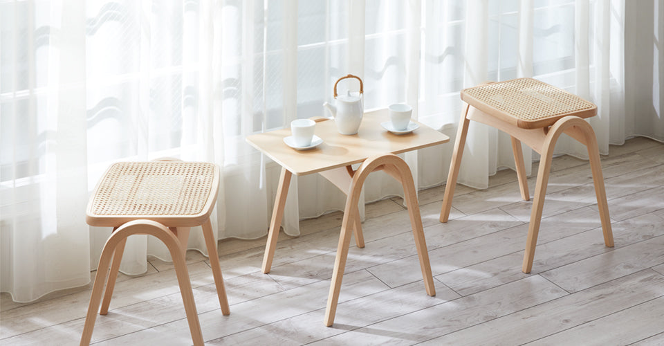 剣持勇 復刻モデル 秋田木工 スツール スタッキングスツール NO.202-R