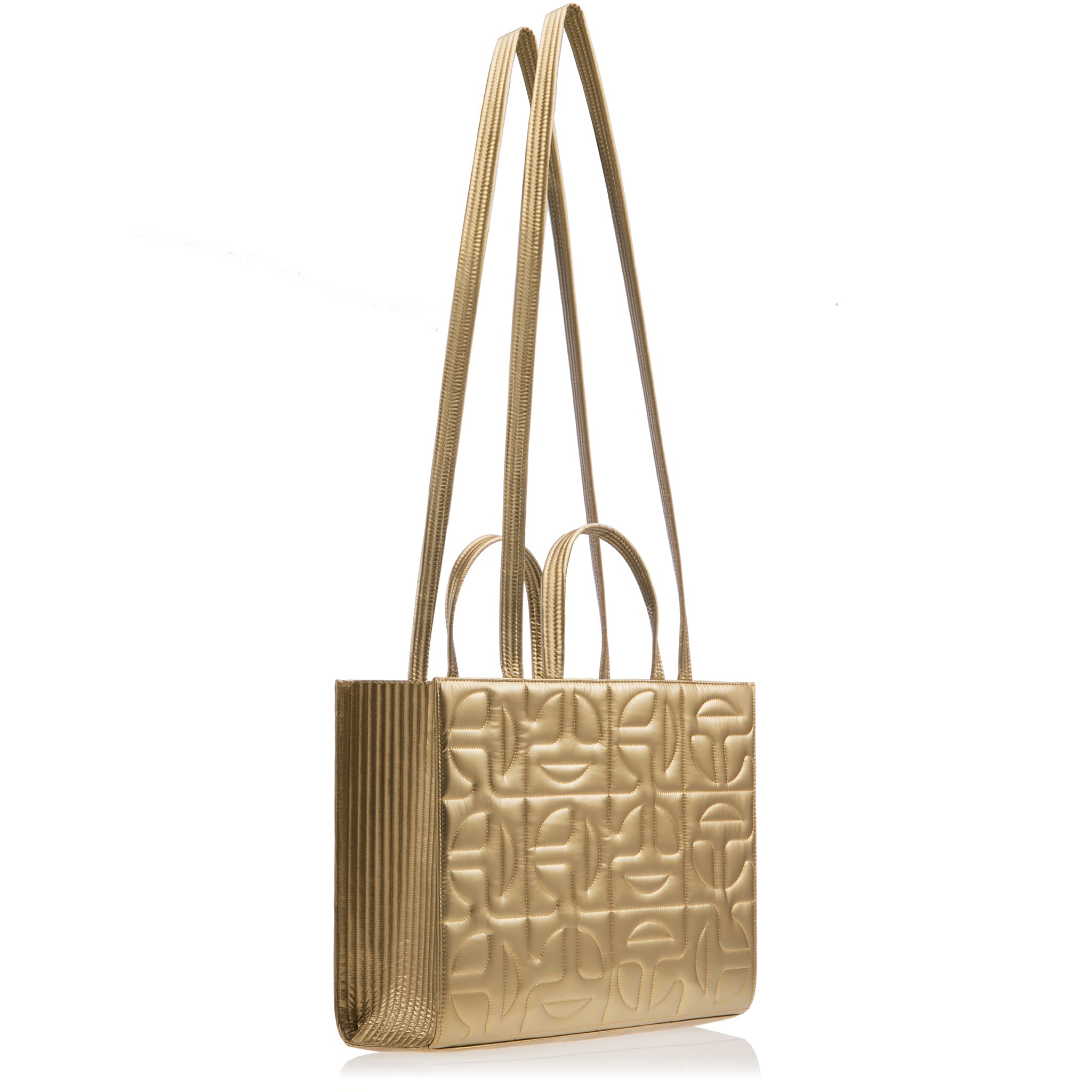 Moose Knuckles x Telfar Quilted Medium Shopper - Gold