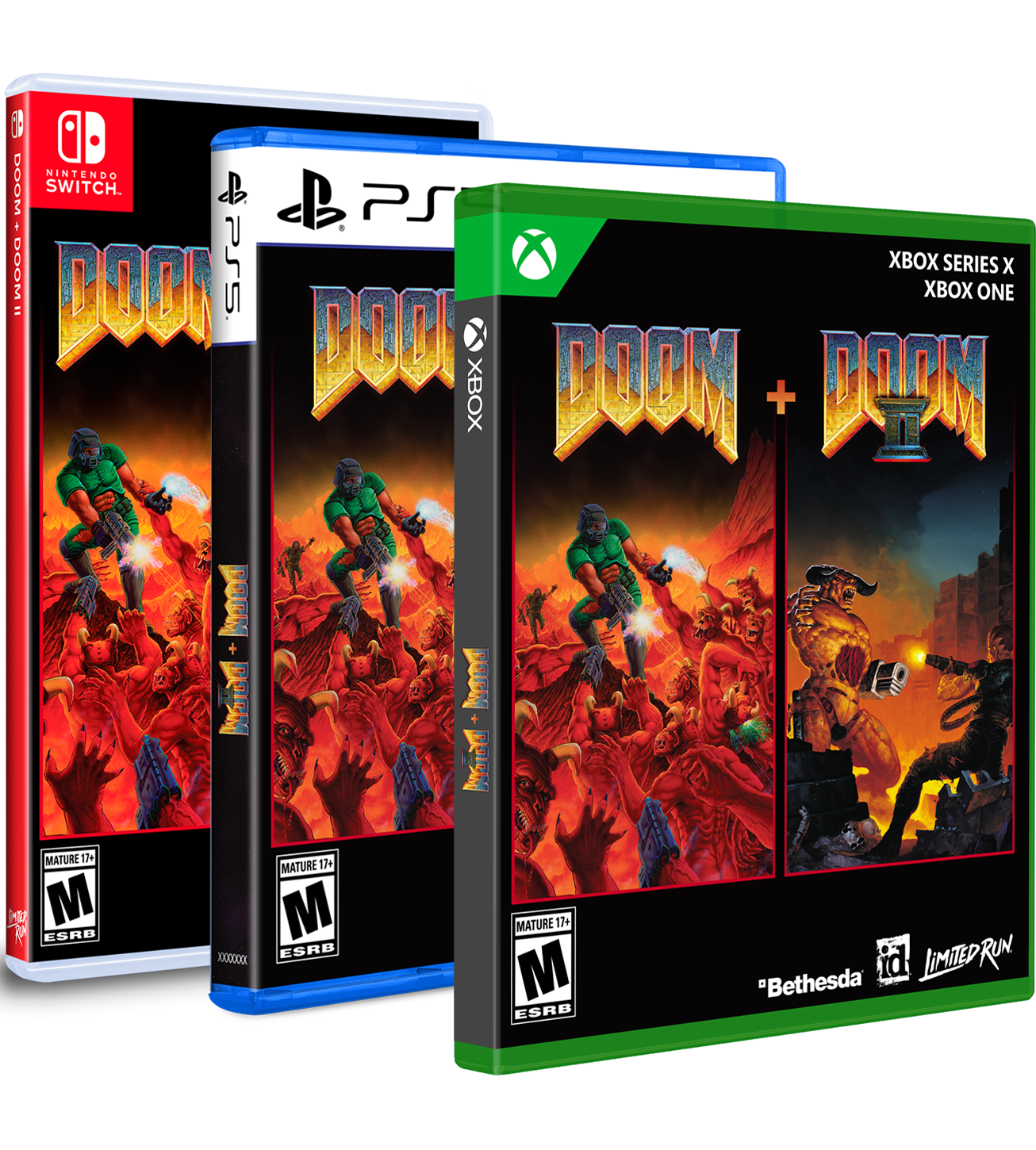 DOOM + DOOM II Standard Edition (Switch, PS5, Xbox) – Limited Run